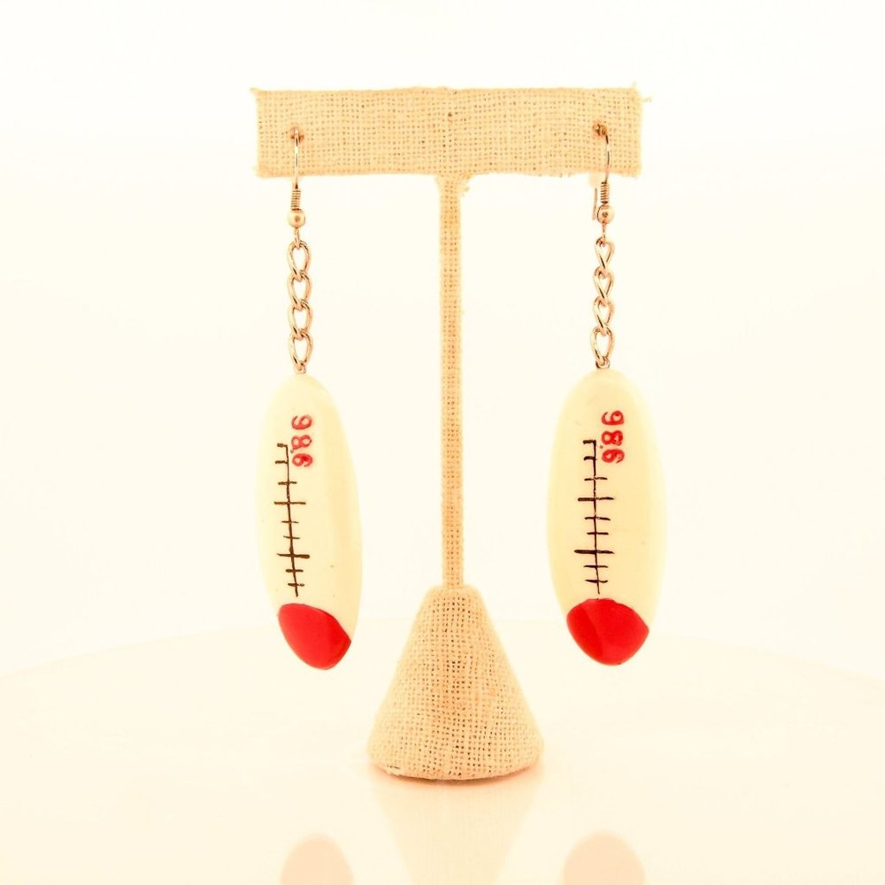 Perfect Temperature Thermometer Earrings
